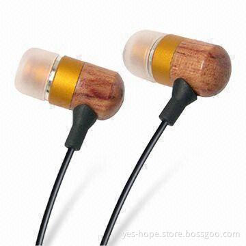 Phone Headsets in Stylish Design Aluminum Micro Buds, Digital Stereo Sound and Metal Construction